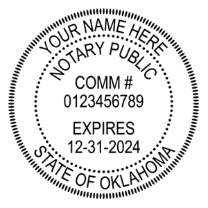 Oklahoma Notary Insert Only